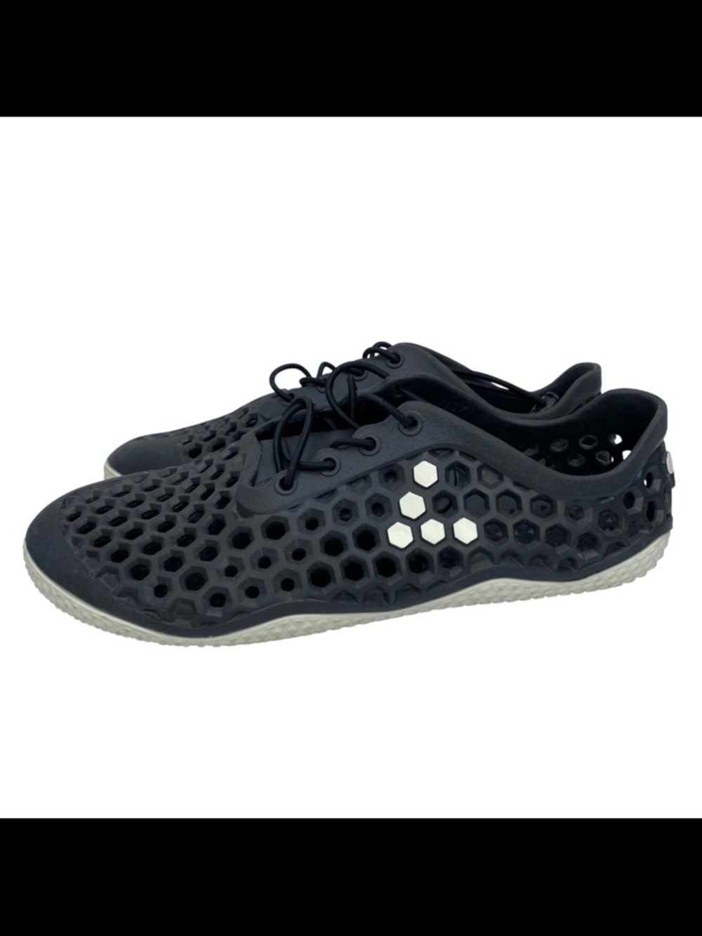Vivobarefoot Ultra III Bloom Black/White quick-drying lightweight Water Shoes 37